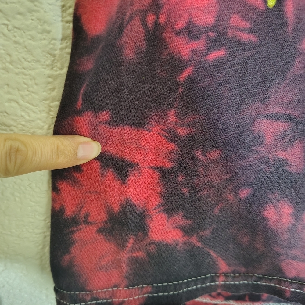 Selena Quintanilla Tie Dye Graphic T-Shirt Red Black | Official Merch | Size M - Picture 3 of 13